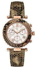 Reloj para mujer Guess Collection cronógrafo esfera perlada buzo chic X43004M1S