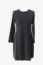 Vestido mujer J. Crew talla 38 negro NUEVO vestido recto vestido camisero vestido casual