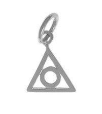 Joyería de recuperación familiar, colgante símbolo, tamaño pequeño #225-16, plata de ley
