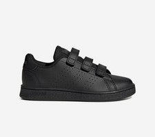 Zapatillas Adidas Advantage negras junior para bebés niños niñas