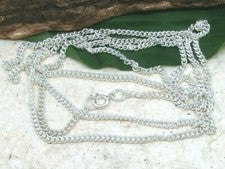 Collar de plata extra largo 925 cadena de eslabones de plata real 70 cm u 80 cm