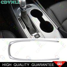 For Chevy Malibu 2016-2025 Matte Silver Central Console Gear Shift Cover Trim 1*
