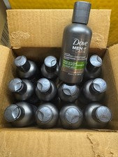 PACK ESTUCHE 12 Dove Men+Care 2 en 1 Champú Plus Acondicionador FRESCO LIMPIO 3 oz CADA UNO