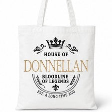 Bolso Shopper Casa Of Algodón Apellido Familiar DONNELLAN