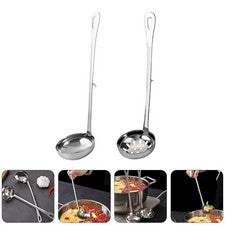 Cuchara de olla caliente de acero inoxidable para utensilios para el hogar cocina colador cucharas