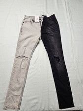 Moda Nova Hombres Envejecido Contraste Jens Talla 30 Nuevo Con Etiquetas