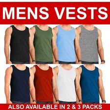 Chaleco Prendas para el torso 100% Algodón Liso Clásico Chalecos Verano Entrenamiento Gimnasio Camiseta sin Mangas