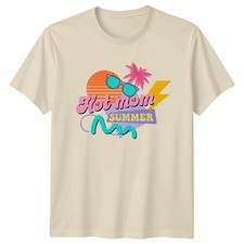 Hot Mom Verano Mujer Camiseta Retro Día de la Madre Regalo Para Ella