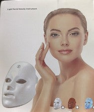 Mascarilla facial terapia con luz LED instrumento de belleza facial - cuidado del hogar alimentado por USB