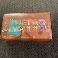 Nuevo Trío de Esponja de Maquillaje ELF Retro Paradise H25
