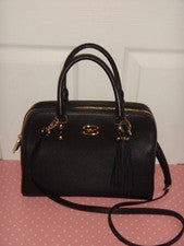 Bolso Cartera MICHAEL KORS Para Mujer MK MD Sandrine Borla Cuero Negro 38T7XD2S2L