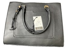 Big La Terre Moda Mujer’s Nuevo con Etiquetas Bolso Cartera Negro 3 en 1 Juego 2 Carteras 1 Pared