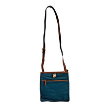 Cartera bandolera Michael Kors para mujer verde azulado oscuro Kempton