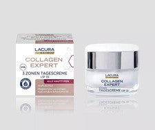 LACURA Skin Collagen Expert, crema de día 3 zonas, FPS 15, todo tipo de pieles, 50 ml