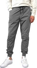 Pantalones de chándal Southpole para hombre Basic Tech tejidos de secado rápido talla grande gris
