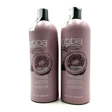 Champú y acondicionador Abba Hair Care volumen para cabello fino y limpio 32 oz dúo