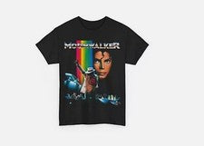 VENTA Camiseta Michael Jackson Moonwalker Película Unisex Camiseta Algodón Pesado