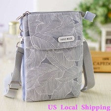 Mujeres Pequeño Bandolera Estuche para Teléfono Celular Bolso de Hombro Cartera Bolso Cartera EE. UU.