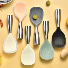 Cuchara Arroz Cocina Silicona y Acero Inoxidable Doble Material 230C Valorado