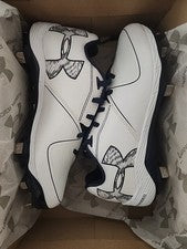 Under Armour W Glyde ST - Blanco/Azul Marino - Para Hombre Talla 7.5