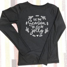 Nueva Camiseta Tis The Season To Be Jolly Algodón Talla S a 3XL