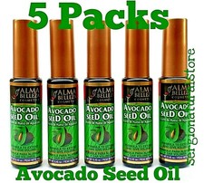 (5) RimeL Aceite Hueso de Aguacate / Rímel Aguacate Semilla Aceite Pestañas NEGRO