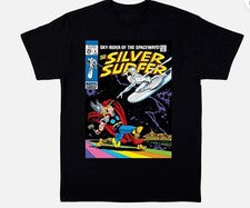 Camiseta con cubierta de cómic Silver Surfer #4