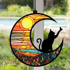 Adornos de Pared Decoraciones Colgantes para Hogar Dibujos Animados Gato Decorativo