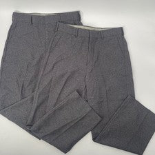 NUEVO CON ETIQUETAS 2 Pares Edwards Para Hombre Gris 34x28 Uniforme Pantalones de Trabajo Estilo 2290 Frente Plano