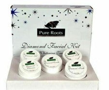 Kit facial diamante hierbas raíces puras 100 gm tratamiento blanqueador de piel con FFSW