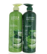 Juego de champú y acondicionador Super Nature - Cuidado del cabello sin sulfatos y parabenos