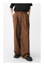 Lo último Para hombres De colección Informales Sueltos Rectos Moda Traje Pantalones Fiesta Calle