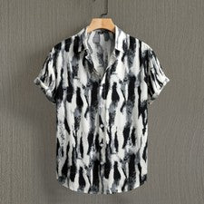 Camisa Prendas para el torso transpirable ligera de verano manga corta personalizada de moda para hombre