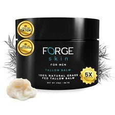 Bálsamo de sebo de carne Forge Skin para hombre defensa contra arrugas para piel - 1,77 OZ | Sk...