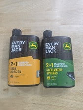 Champú y acondicionador Every Man Jack 2 en 1 Iron Horizon y Steelwater Springs