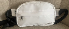 Bolso de cinturón/riñonera DKNY ~ blanco con forro negro