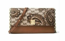 Nuevo Michael Kors Mujer Estudio Paisley Natalie XL Cartera Bolso sin asas Xbody Equipaje