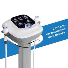 Máquina facial enfriamiento calefacción RF removedor de arrugas estiramiento facial masajeador facial