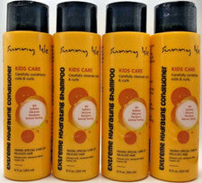 Champú y acondicionador hidratante Sunny Isle Kids Care 4 piezas ~ 12 fl oz EA ~ CADUCIDAD 28/10
