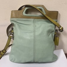 Bandolera Coach mediana de cuero para mujer, multicolor