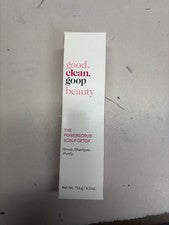 Good.clean.goop Beauty Powerscrub Desintoxicación del cuero cabelludo 4 oz TOTALMENTE NUEVO