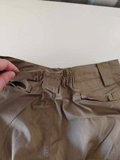 Tres pares de pantalones grandes de nailon estilo militar para hombre (2 marrones 1 negros)