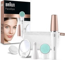Braun FaceSpa - Dispositivo de cuidado facial húmedo y seco