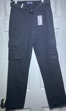 The Image Pantalones Cargo Nuevos con Etiquetas Para Hombre 28x29 Negro Patinador Tacktical Streetwear