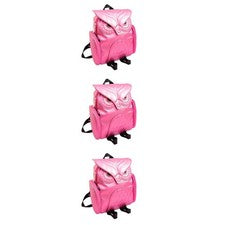 3 Piezas Mochila Búho Para Mujer Moda Mochilas Lindo Bolso Escolar Cartera para