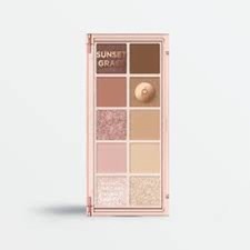Paleta de sombras de ojos Peach C Blending Sunset Hierba maquillaje coreano neutro 8 g