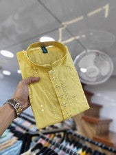 Conjunto de pijama Kurta de seda romana pesada para hombre elegante ropa étnica para fiesta festival