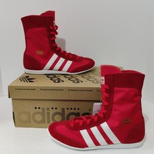 Mujer Talla 5- Adidas Japón Alto Rojo Blanco JR8121 Nuevo En Caja