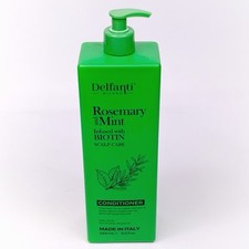DELFANTI Romero y Menta + BIOTINA ACONDICIONADOR PARA EL CUIDADO DEL CUERO CABELLUDO 33,8 oz/1000 ml Italia