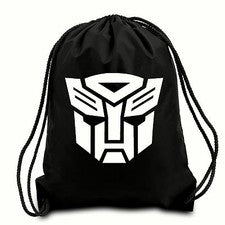 BOLSO DE PE CON CORDÓN TRANSFORMERS, BOLSO DE GIMNASIO, BOLSO ESCOLAR, RESISTENTE AL AGUA